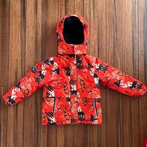 MOERDENG Ski Snowboarding Coat Jacket W/Built In COMPASS Hood Kids Size 8